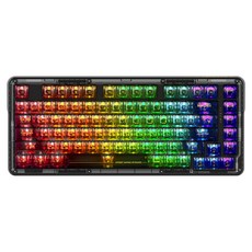 앱코 투명 가스켓 유무선 블루투스 리니어 기계식 키보드, 에스프레소 블랙 + 옐로우, APK82BT 가전디지털/키보드/마우스 반품 최저가 34,900원