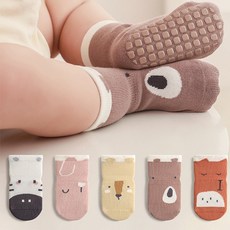 조이멀티 뽀인트애니멀 아동 발목 미끄럼방지양말 5종세트 출산/유아동/유아동패션 반품 최저가 7,560원