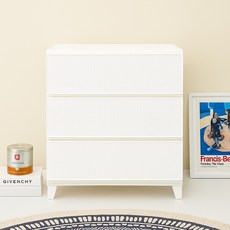 보노하우스 가든 라탄 서랍장 와이드형, 화이트, 3단 생활용품/수납장/서랍장 반품 최저가 33,940원