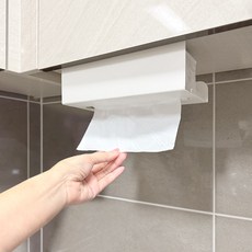 모나코올리브 모노 싱크 상단걸이 티슈 디스펜서, 화이트, 1개 생활용품/수납/정리 반품 최저가 5,910원