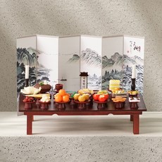 morningscent 미니어처 고급 제사상 + 병풍 세트 조각상, 혼합색상 홈인테리어/홈데코/디퓨저 반품 최저가 46,340원