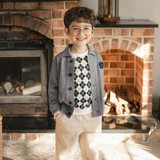 올리반 남아용 버디 카라 가디건 출산/유아동/유아동패션 반품 최저가 14,940원