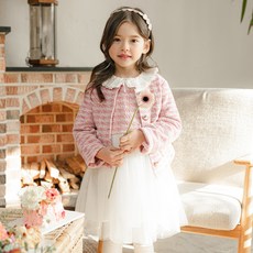 올리반 여아용 코코 트위드 자카드 자켓 출산/유아동/유아동패션 반품 최저가 14,940원