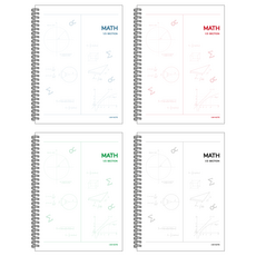 위드나 I AM 2분할 PP 수학 노트 80-0043, 랜덤발송, 4개 문구/오피스/노트/메모지 반품 최저가 8,460원