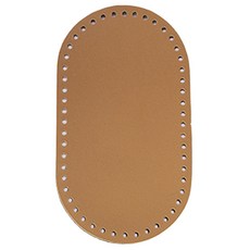 yarna 타원형 가죽바닥 + 폴리바닥 세트 23 x 13 cm, 기본레자카멜, 1세트 홈인테리어/수예/수선 반품 최저가 6,900원