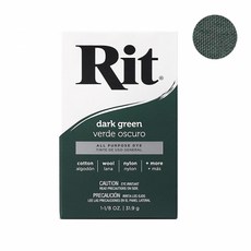 RIT DYE 리트다이 섬유 면 전용염색 라탄, 파우더(31.9g), Dark Green 문구/오피스/미술/화방용품 반품 최저가 3,740원