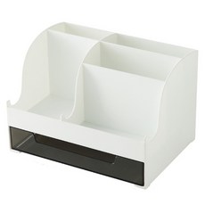 코히모 다용도 연필 꽂이 수납 정리함 펜홀더 4W083, 1개, 화이트 문구/오피스/사무용품 전문관 반품 최저가 3,510원