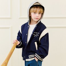 앤디애플 아동용 NEW 너뿐이야 후드 탈착 바시티 점퍼 출산/유아동/유아동패션 반품 최저가 32,830원