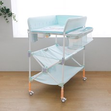 예꼬맘아기트롤리기저귀갈이대, 민트 생활용품/기저귀매트 반품 최저가 78,810원