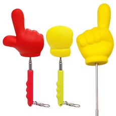 아가플러스 스펀지 손가락 키링 3단 지휘봉 3종 세트, 혼합색상, 1개 완구_취미/보드게임 반품 최저가 5,960원