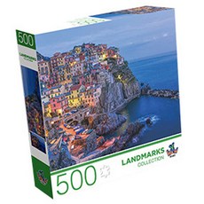아스모디 랜드마크 퍼즐 친퀘테레 보드게임 500피스, 혼합색상, 1개 완구/취미/보드게임 반품 최저가 6,170원