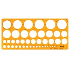 산키스 템플렛 원형정규 도형자 1~40mm No 140, 혼합 색상, 1개 홈인테리어/수예/수선 반품 최저가 5,150원