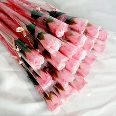 아르띠콜로 비누꽃 한송이 장미 꽃다발 세트, 핑크, 20개 홈인테리어/홈데코/디퓨저 반품 최저가 14,190원