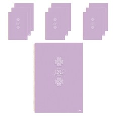 아이비스 슬림 원링 네잎클로버 노트 12603, 퍼플, 10개 문구/오피스/학용품/수업준비 반품 최저가 6,360원