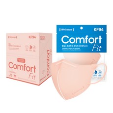 웰킵스 컴포트핏 세이프 보건용 새부리형 컬러 마스크 중형 KF94, 25개입, 1개, 코랄오렌지 생활용품/건강/의료용품 반품 최저가 13,200원