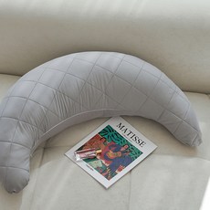 반달 쿠션, 그레이 홈인테리어/침구 반품 최저가 13,590원