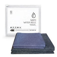 가온 워터홀릭 초강력 흡수 행주 타올 대형 2p + 소형 2p + 파우치 세트, 혼합 색상, 1세트 자동차용품/세차/카케어 반품 최저가 5,690원