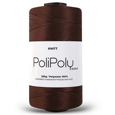 니뜨 폴리폴리 뜨개실 250g, 1개, 브라운 홈인테리어/DIY 패키지 반품 최저가 8,100원