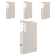 알로데 파스텔 문서 보관 파일 케이스 35mm, TYPE 05 화이트, 4개 문구/오피스/바인더/파일 반품 최저가 3,590원