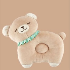 조이멀티 유아용 파스텔컬러 곰돌이 동물 짱구베개 곰, 곰, 1개 출산/유아동/유아동침구 반품 최저가 4,120원