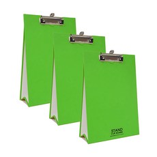 아미호 스탠드 클립 보드 A4, 연두, 3개 문구/오피스/학용품/수업준비 반품 최저가 7,840원