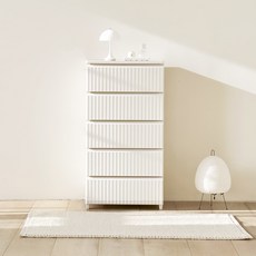 룸앤홈 템바 조립식 서랍장 L, 아이보리, 5단 생활용품/수납장/서랍장 반품 최저가 86,900원