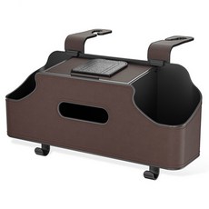 리버폭스 헤드레스트 컵홀더 수납함 다용도 핸드폰 거치대, 브라운, 1개 자동차용품/인테리어 반품 최저가 10,620원