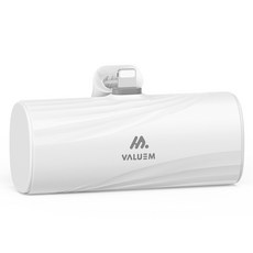 밸류엠 도킹형 거치 보조배터리 D1 4000mAh 애플8핀, VM-B2PA4SI8P(8핀), 화이트 가전디지털/1인방송 전문관 반품 최저가 4,900원