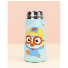 릴팡 더보틀 몰리 원터치어깨끈 이중 스텐 빨대 물통, 뽀로로, 단품, 1개 출산/유아동/이유용품/유아식기 반품 최저가 19,300원