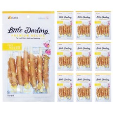 마코펫 리틀달링 강아지껌 6P, 치킨우유맛, 60g, 10개 반려동물용품/강아지 간식 반품 최저가 11,400원