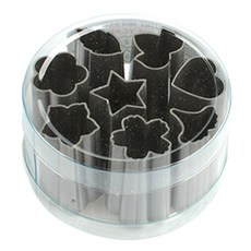 푸치 플라스틱 미니 고명커터 8종 세트, 그레이, 1세트 주방용품/주방조리도구 반품 최저가 4,000원