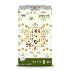 귀애랑 팬티라이너, 롱, 38개입, 1개 생활용품/생리대/성인용기저귀 반품 최저가 4,130원