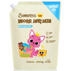 베비언스 유아 세탁세제 베이비파우더향, 2.2L, 1개 생활용품/세탁세제 반품 최저가 5,030원