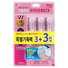 페리오 잇몸전문 센서티브 초극세모 칫솔, 6개입, 1개 생활용품/칫솔 반품 최저가 10,800원