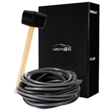 이모션 차량용 스테인레스 도어 엣지 몰딩가드 블랙 + 고무망치, 라인 자동차용품/익스테리어 반품 최저가 11,300원