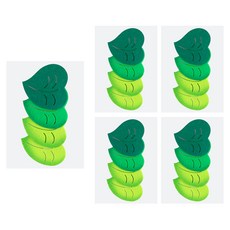 유니아트 펠트 하트나뭇잎 신형 투톤 4종 세트 비접착식, 혼합색상, 5세트 문구/오피스/미술/화방용품 반품 최저가 8,600원