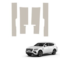 메이튼 차량용 튜닝 가죽 순정 컬러 SC 도어스텝 커버, 제네시스 GV80, 바닐라 베이지 자동차용품/인테리어 반품 최저가 13,130원