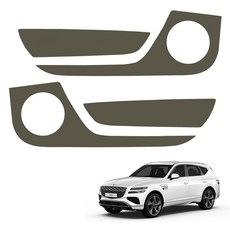 메이튼 차량용 튜닝 가죽 순정 컬러 SC 도어커버, 제네시스 GV80, 카키 자동차용품/인테리어 반품 최저가 18,810원