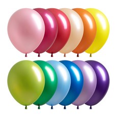조이벌룬 펄혼합 풍선 30cm, 랜덤발송, 100개 문구/오피스/파티/이벤트 반품 최저가 9,900원
