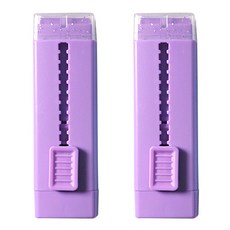 네모 슬라이드 지우개, 퍼플, 2개 문구/오피스/학용품/수업준비 반품 최저가 3,120원