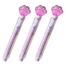 투영디자인 푸쉬 슬라이드 냥이 지우개, 퍼플, 3개 문구/오피스/학용품/수업준비 반품 최저가 2,670원