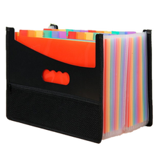 로타 25포켓 아코디언 파일 메쉬 포켓 지퍼 수납형, 블랙, 1개 문구/오피스/사무용품 전문관 반품 최저가 8,260원