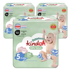 킨도 프리미엄 오슬림 베베가드 밴드형 유아용 기저귀, 5단계, 72매 생활용품/일회용기저귀 반품 최저가 39,610원
