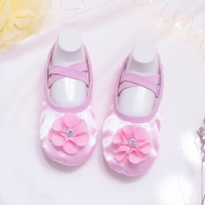 비단길 여아용 보석 꽃 공단 토슈즈 출산/유아동/유아동패션 반품 최저가 5,040원