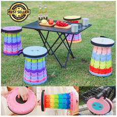 재미존 레인보우 아코디언 폴딩 의자, 블루, 1개 스포츠/레저/캠핑전문관 반품 최저가 5,250원