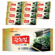 광천김 소문난 재래 식탁김, 15g, 12개 식품/반찬/간편식/대용식 반품 최저가 18,520원