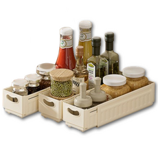 이지공감 다용도 길이조절 주방 수납 정리함, 3개 주방용품/주방정리소품 반품 최저가 9,840원