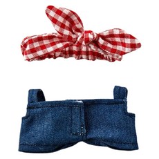 버터 패밀리 피크닉 멜빵 인형옷 세트, 블루 + 레드, 1개 완구/취미/인형 반품 최저가 8,310원