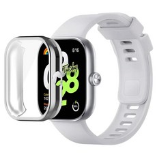 스페이스쉴드 샤오미 워치 호환 TPU 풀커버 케이스, 실버 헬스/건강식품/헬스/요가용품 반품 최저가 7,560원