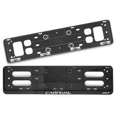 현대모비스 차종별 번호판 가드 세트 카니발, 1세트, 블랙 자동차용품/익스테리어 반품 최저가 12,880원